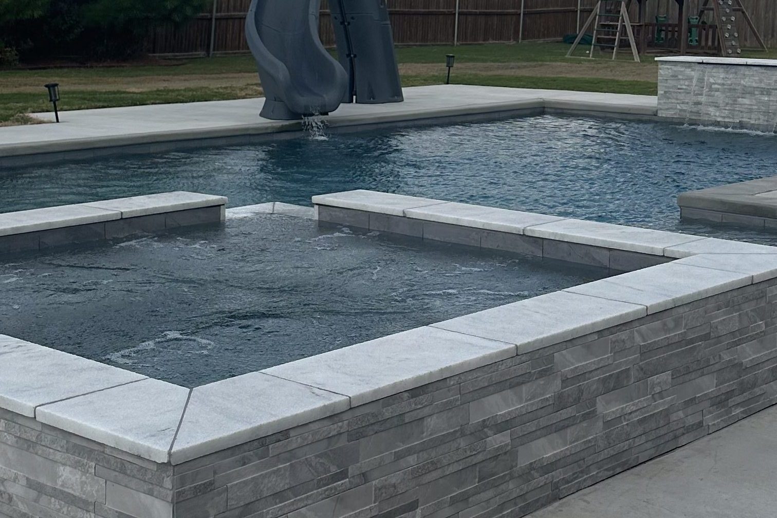 Pool finished after News 4's story ran. Image courtesy KFOR
